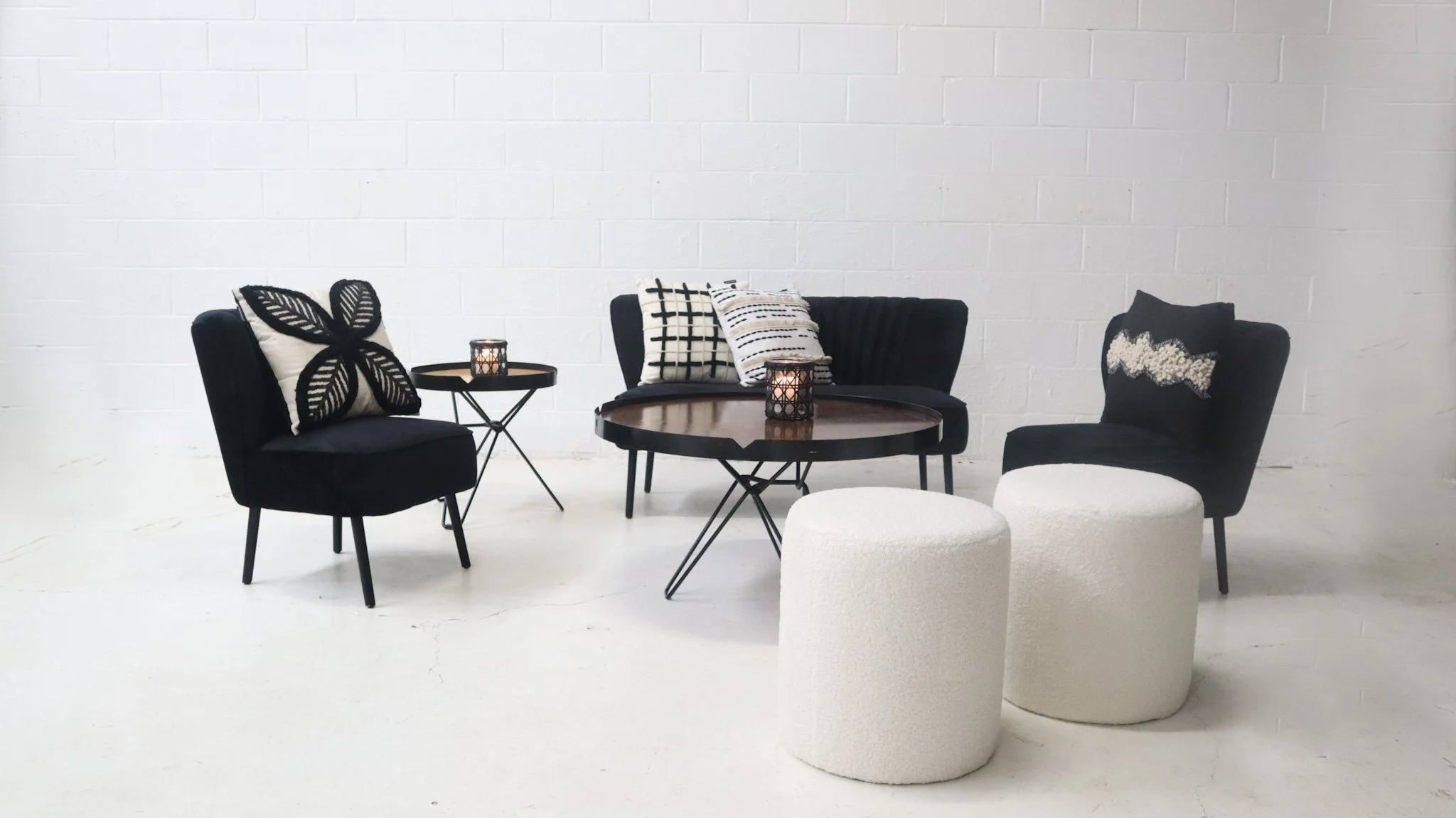 Coco Velvet Lounge Collection - Midnight 