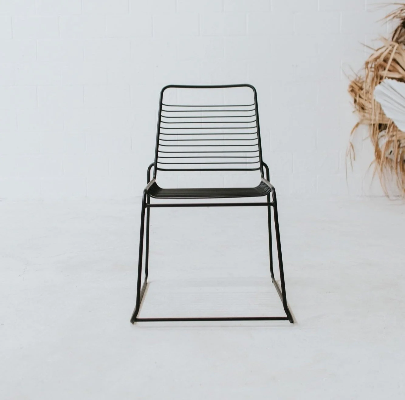 Wire Dining Chair - Black