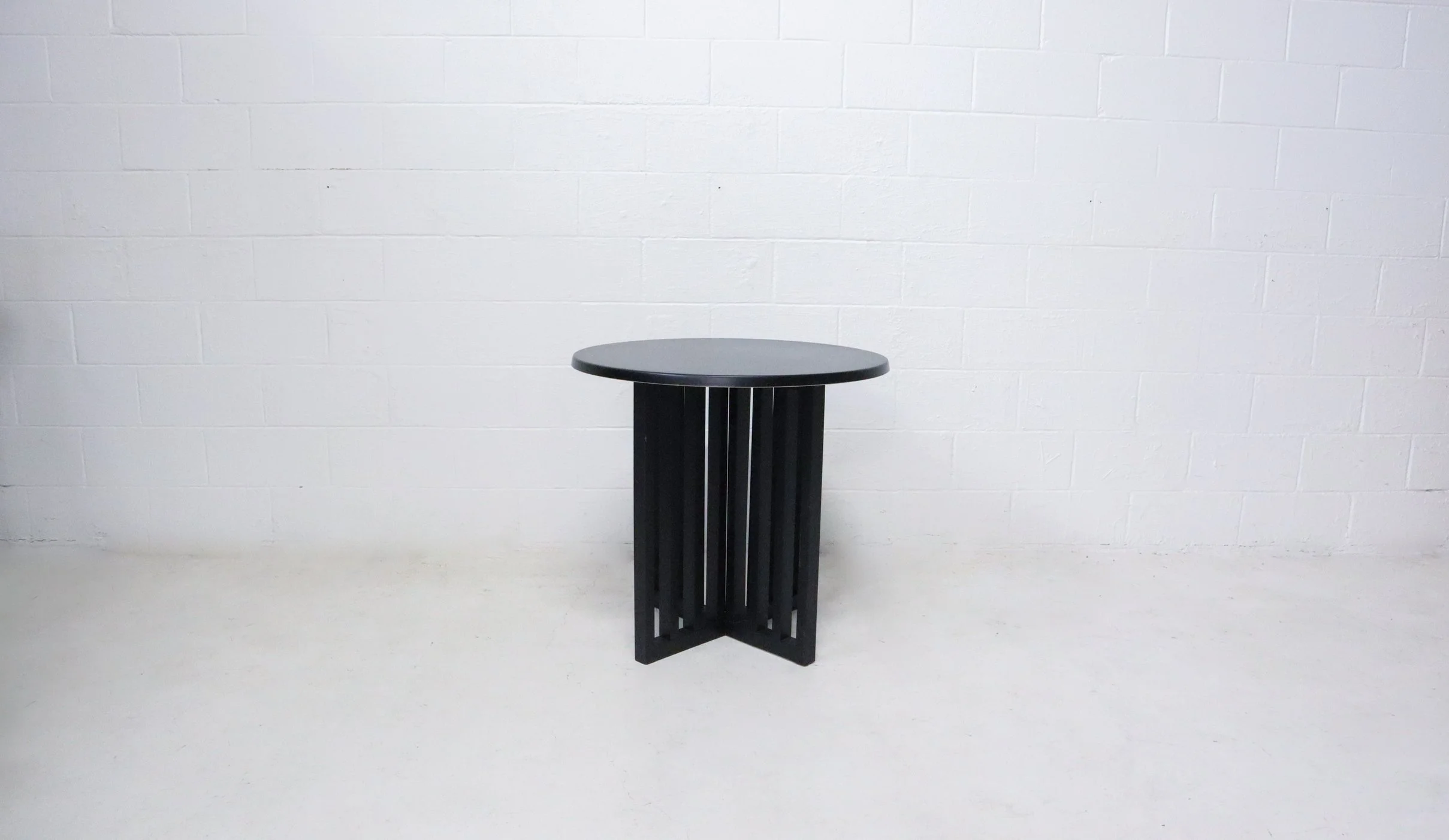 Lucca Cafe Table - Black