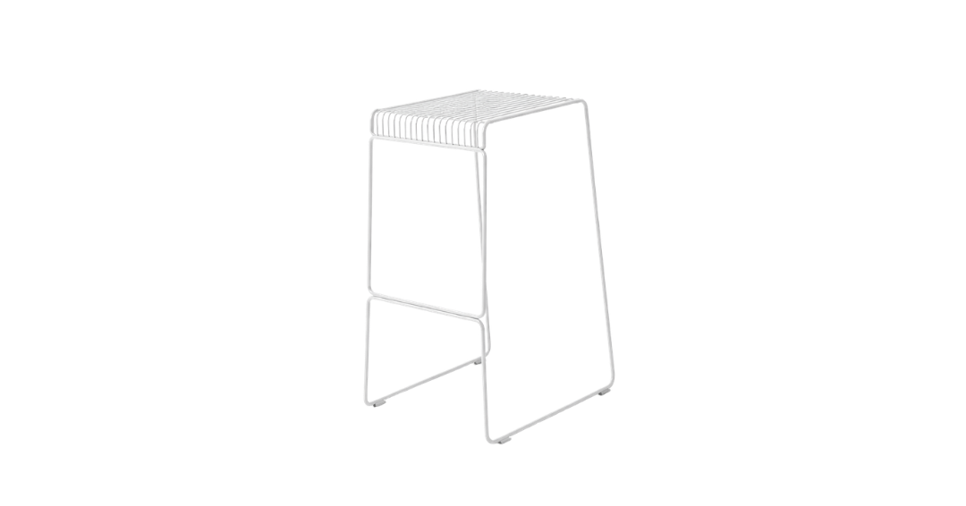 Sienna Wire Stool - White