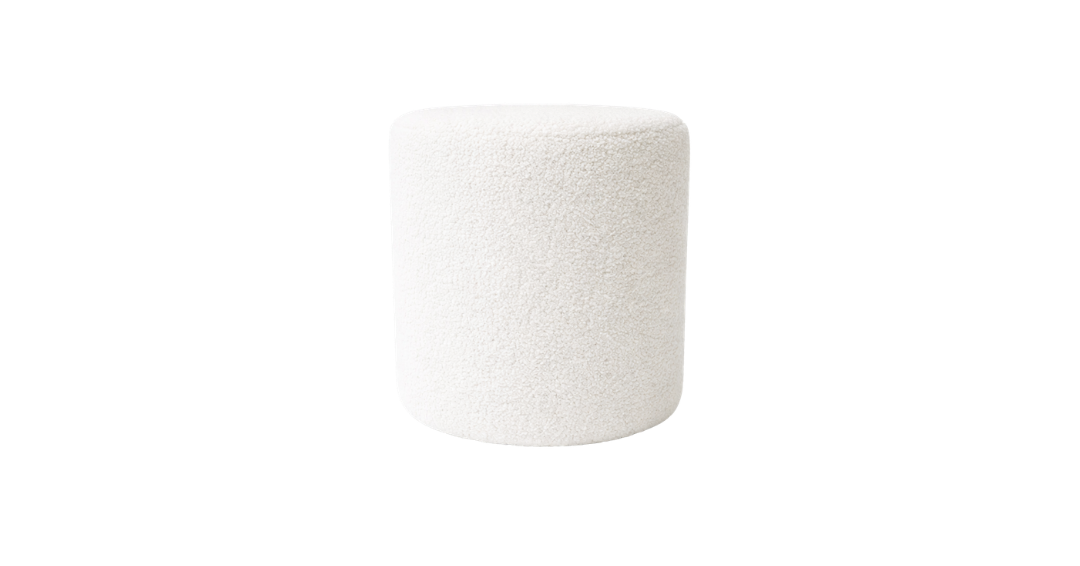 Boucle Ottoman - White