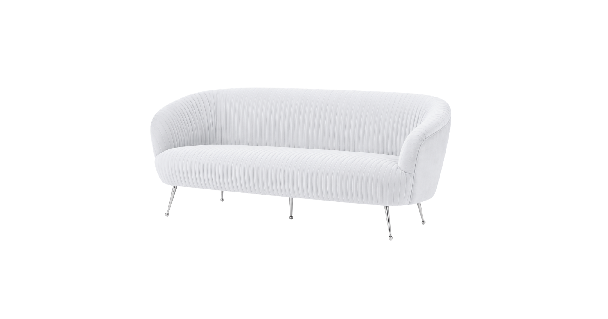 Perugia Velvet Lounge - Silver