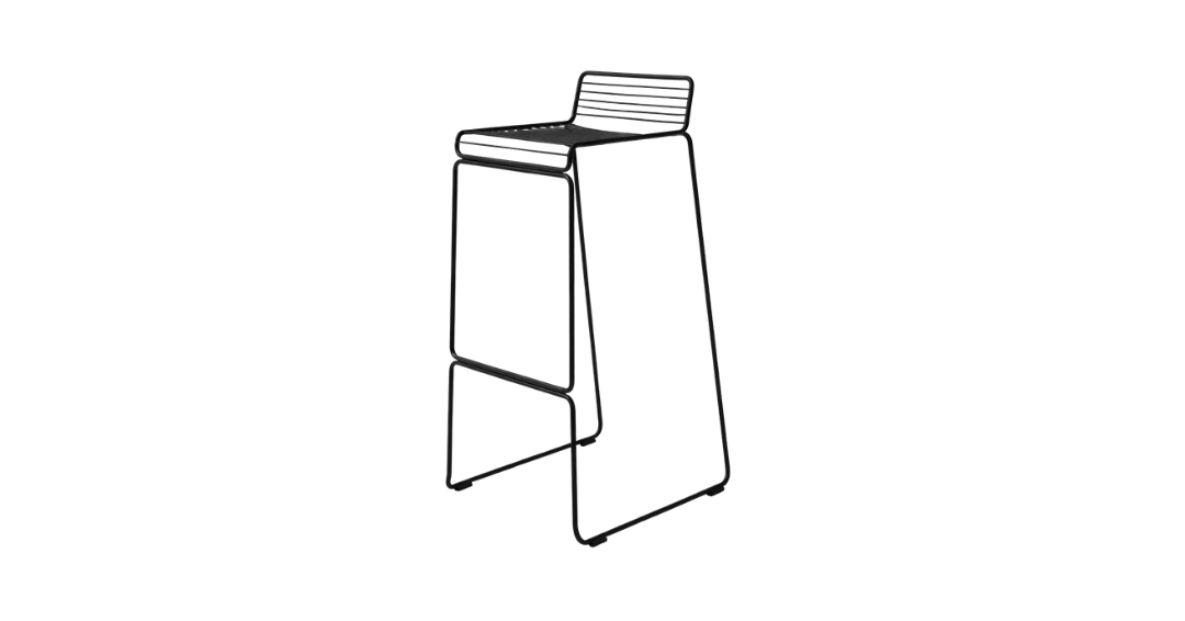 Lazio Wire Stool - Black