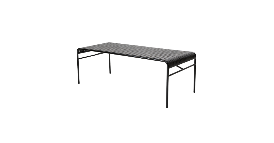 Umbria Outdoor Dining Table - Black