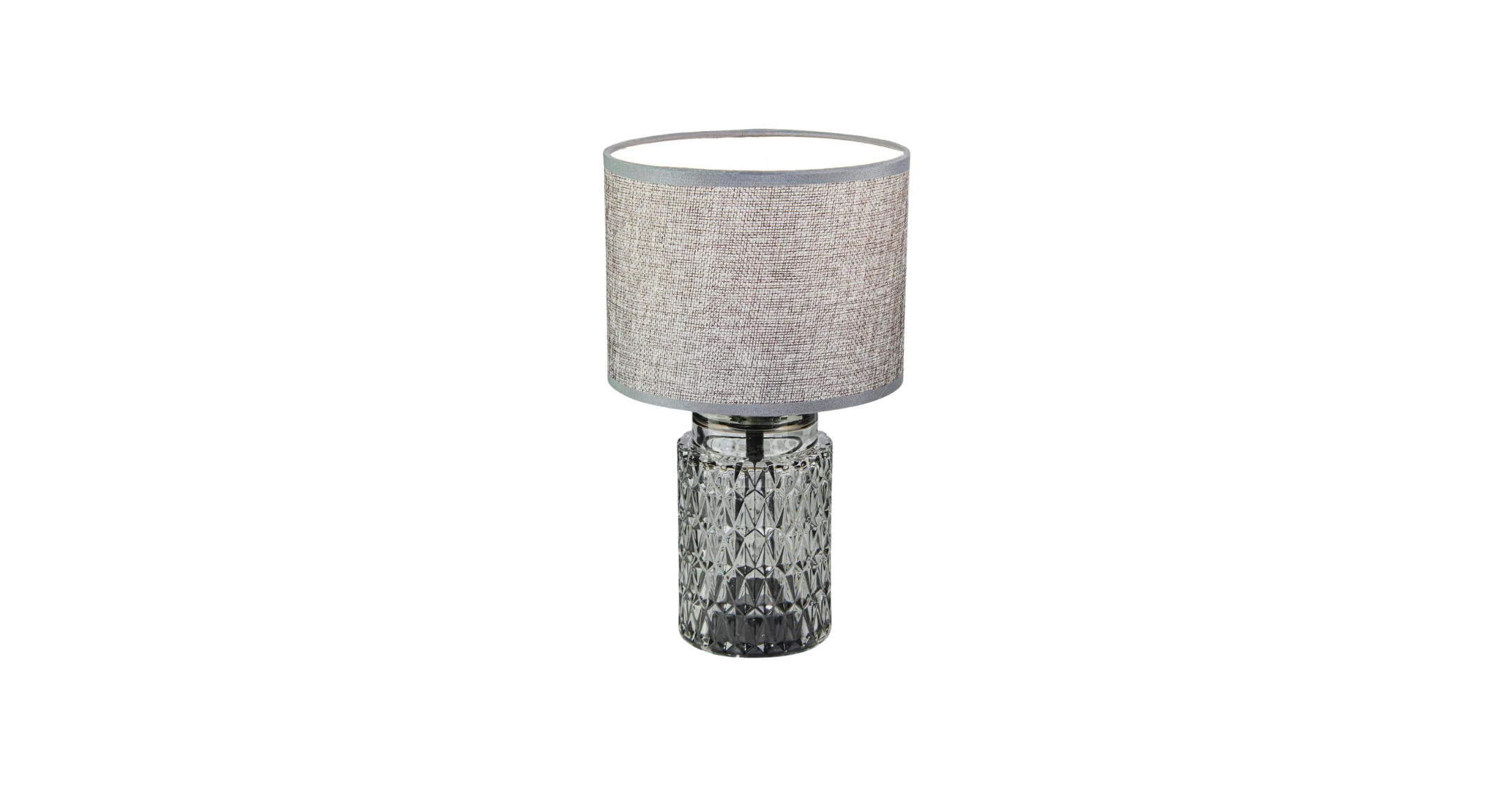 Table Lamp - Grey Cylinder