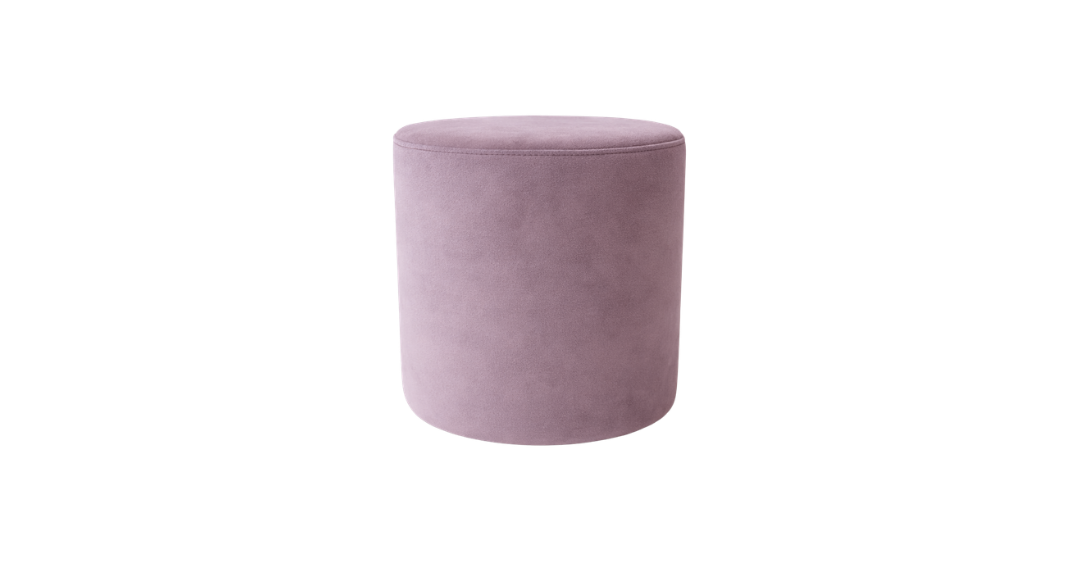 Velvet Ottoman - Porpora