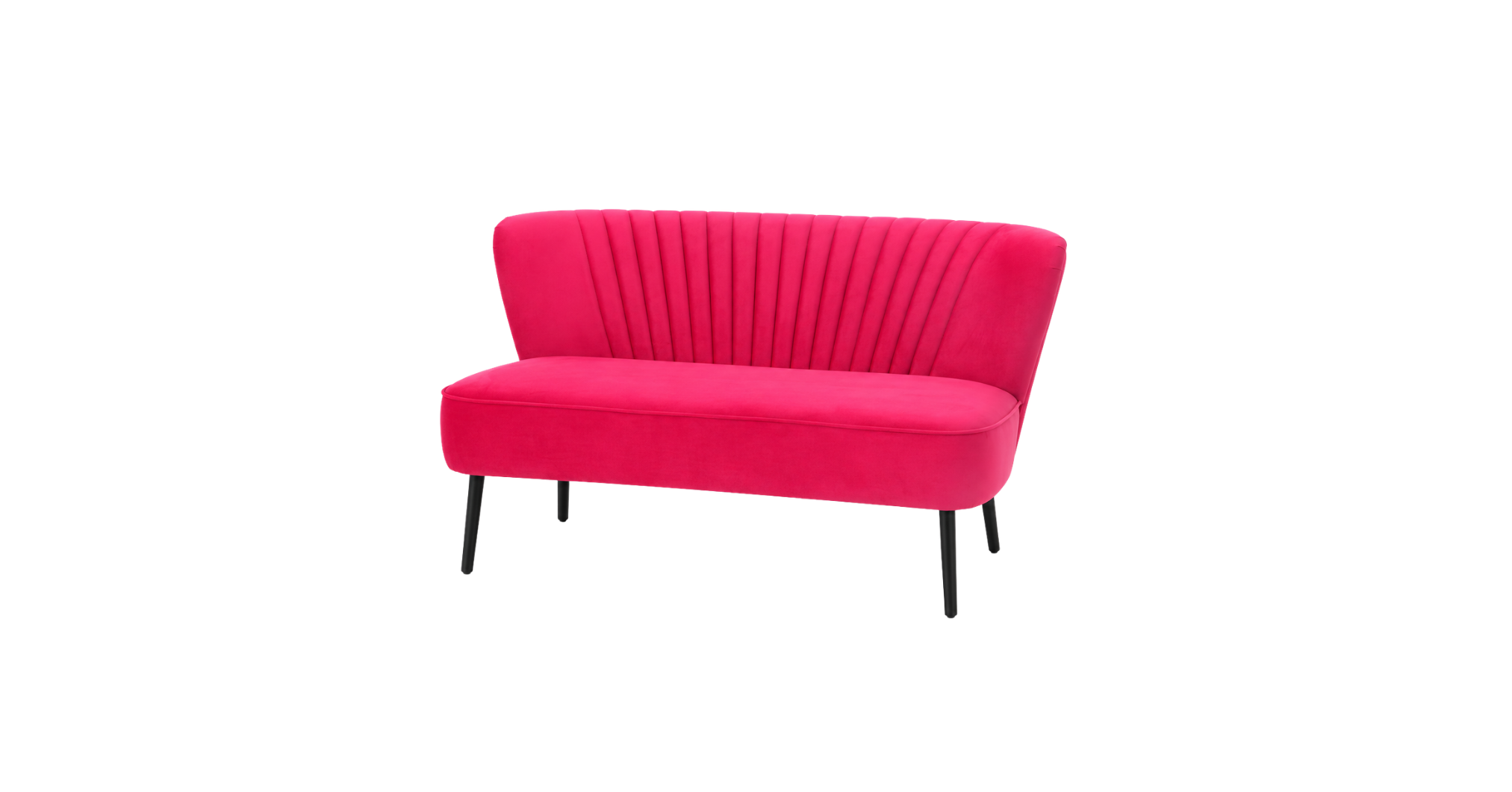 Coco Velvet Lounge - Hot Pink