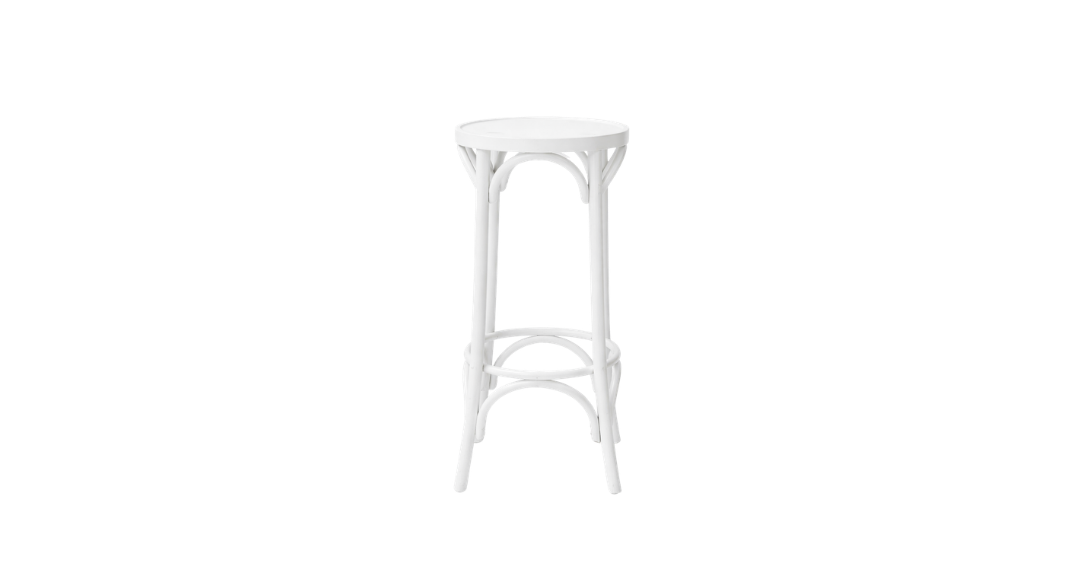 Bentwood Stool - White