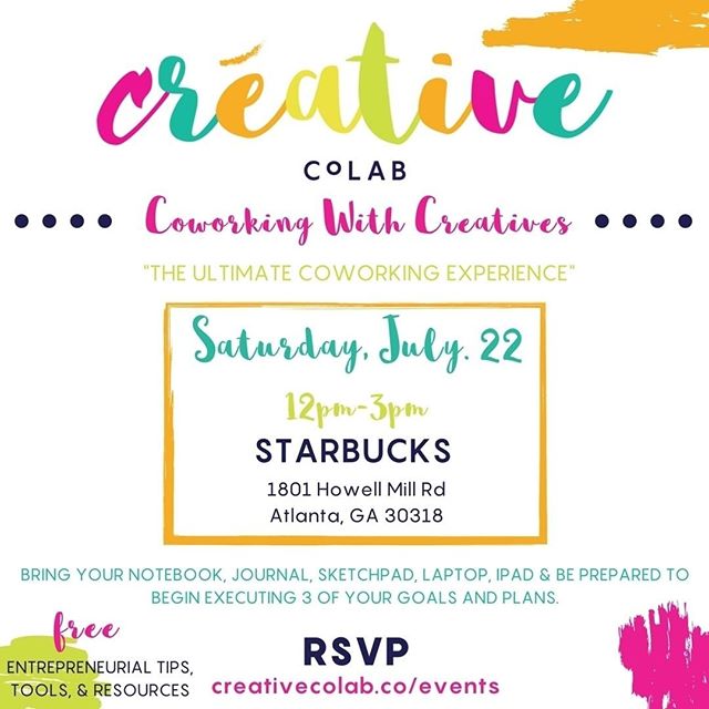 Can't wait to meet you all this Saturday so we can grind out on our goals. If you want to meet and work alongside some like minded individuals register right now! If you've been procrasting on that same goal you've been setting week after week, regis