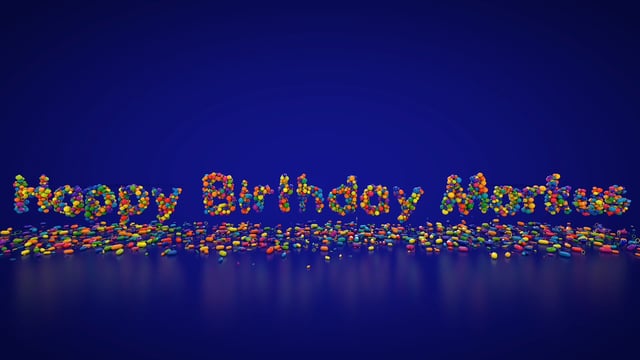 Alles Gute zum Geburtstag Markus!