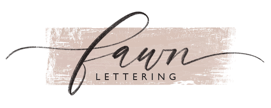 Fawn Lettering