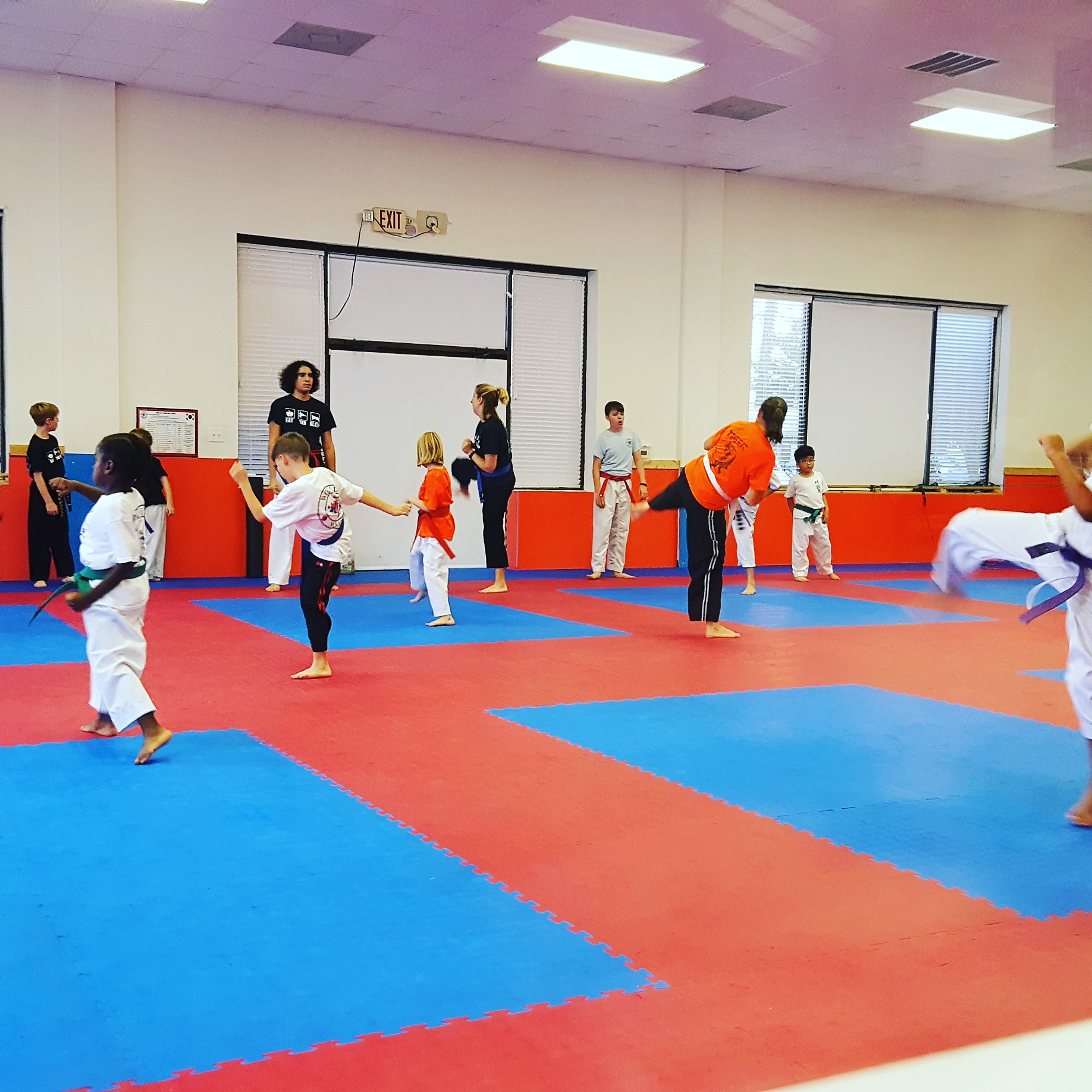 Arren & Jess at Tae Kwan Do