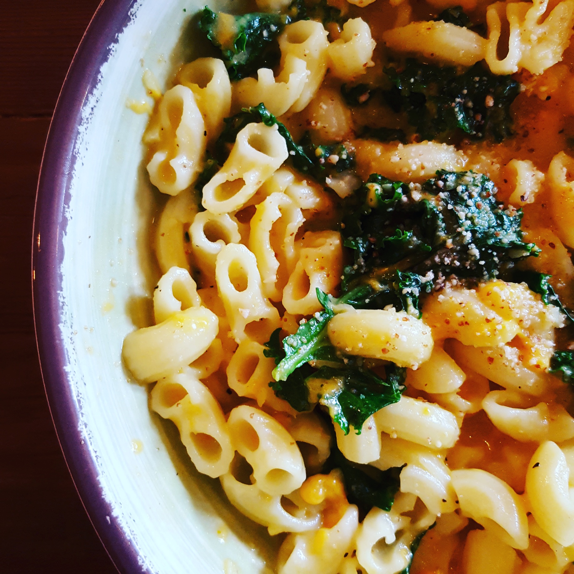 Celiac-safe mac and cheez from Harlow , where I had a super fun lunch with my high school teacher, Tim