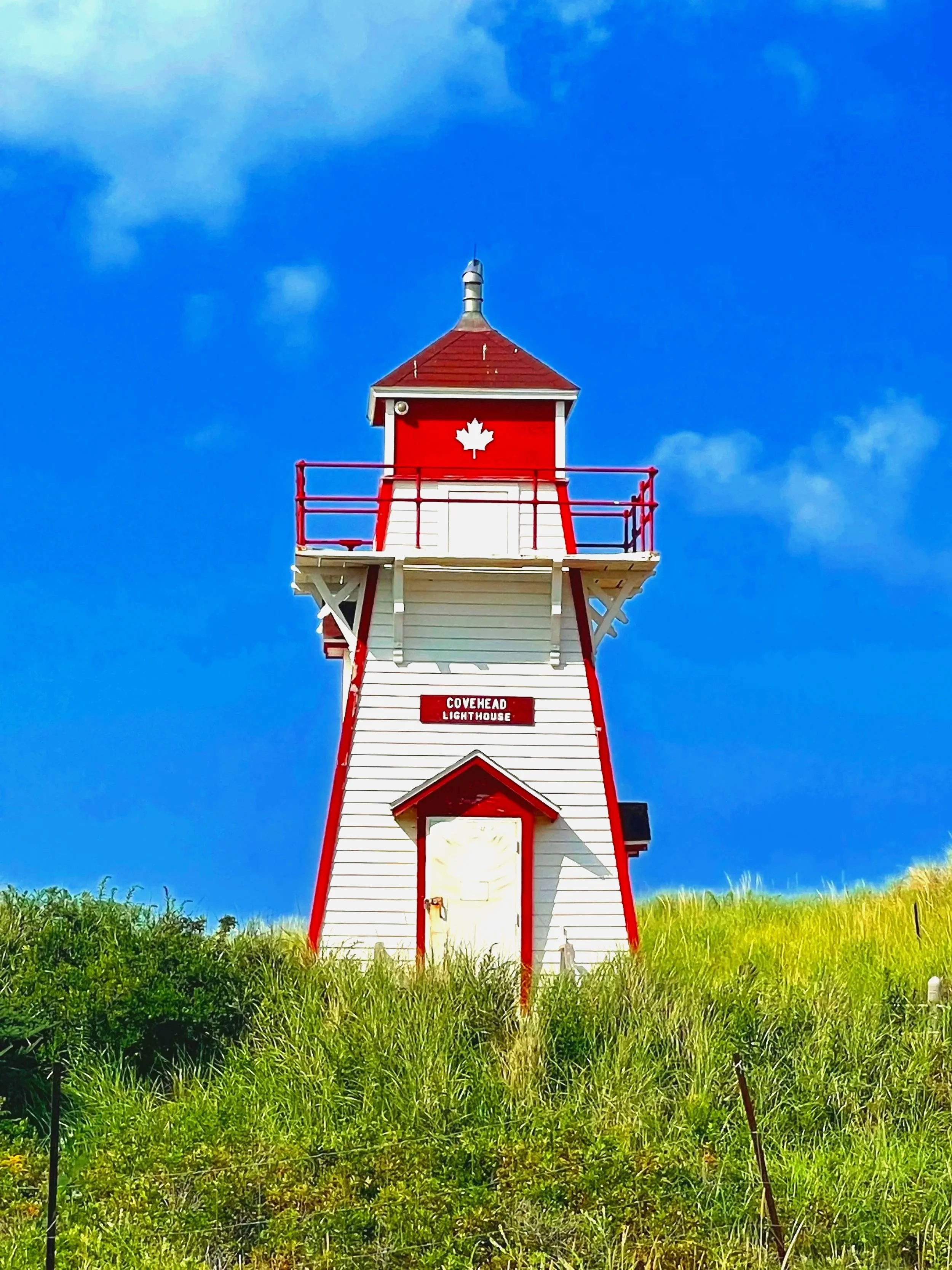 Historic light house Victoria by the Sea Prince Edward Island
