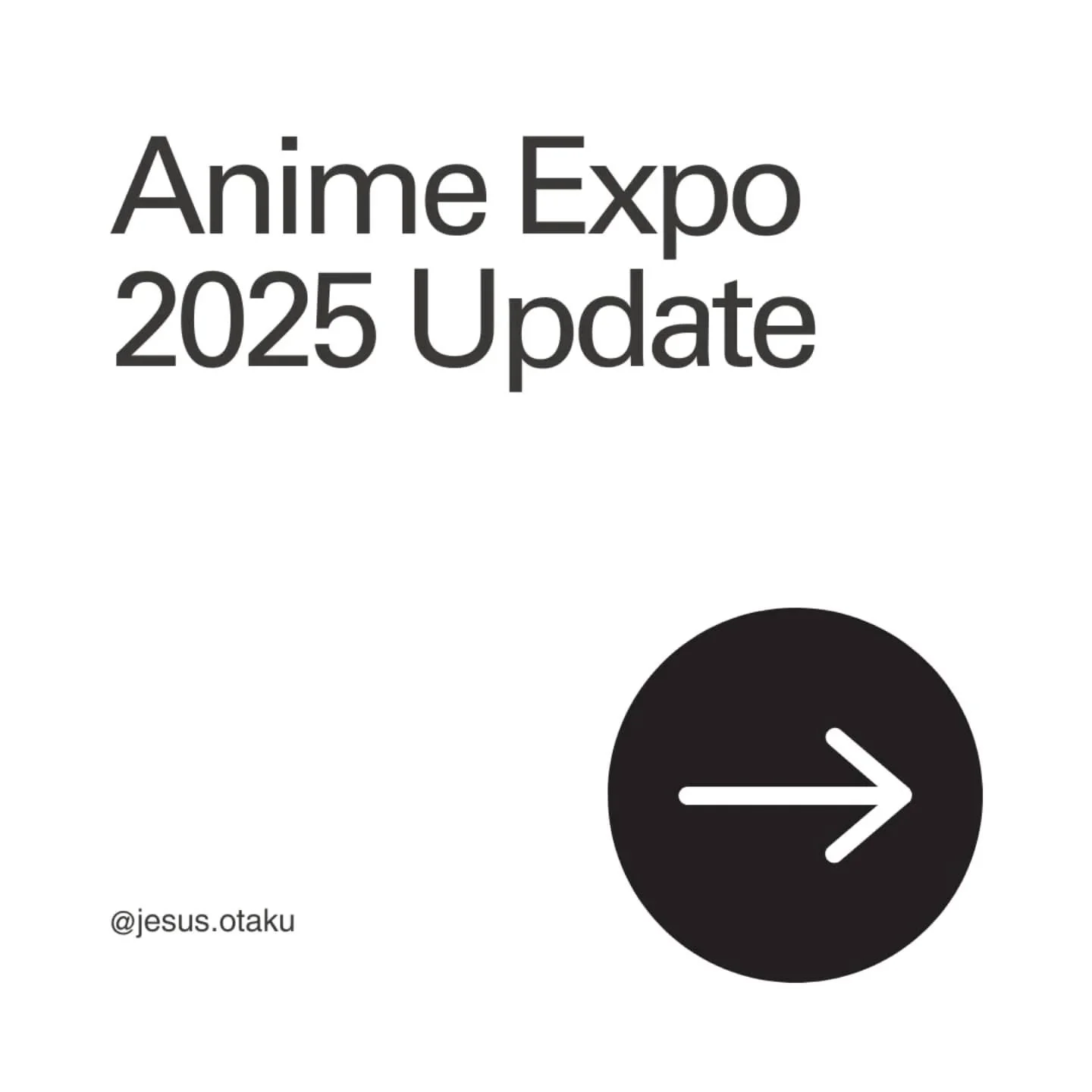 Anime Expo 2025 Update
Dear friends,
We would like to share that SPJA has decided not to accept Jesus Otaku as an exhibitor for Anime Expo 2025. While we are sad to hear this news, just as the church is not a building, Jesus Otaku is not just a spa
