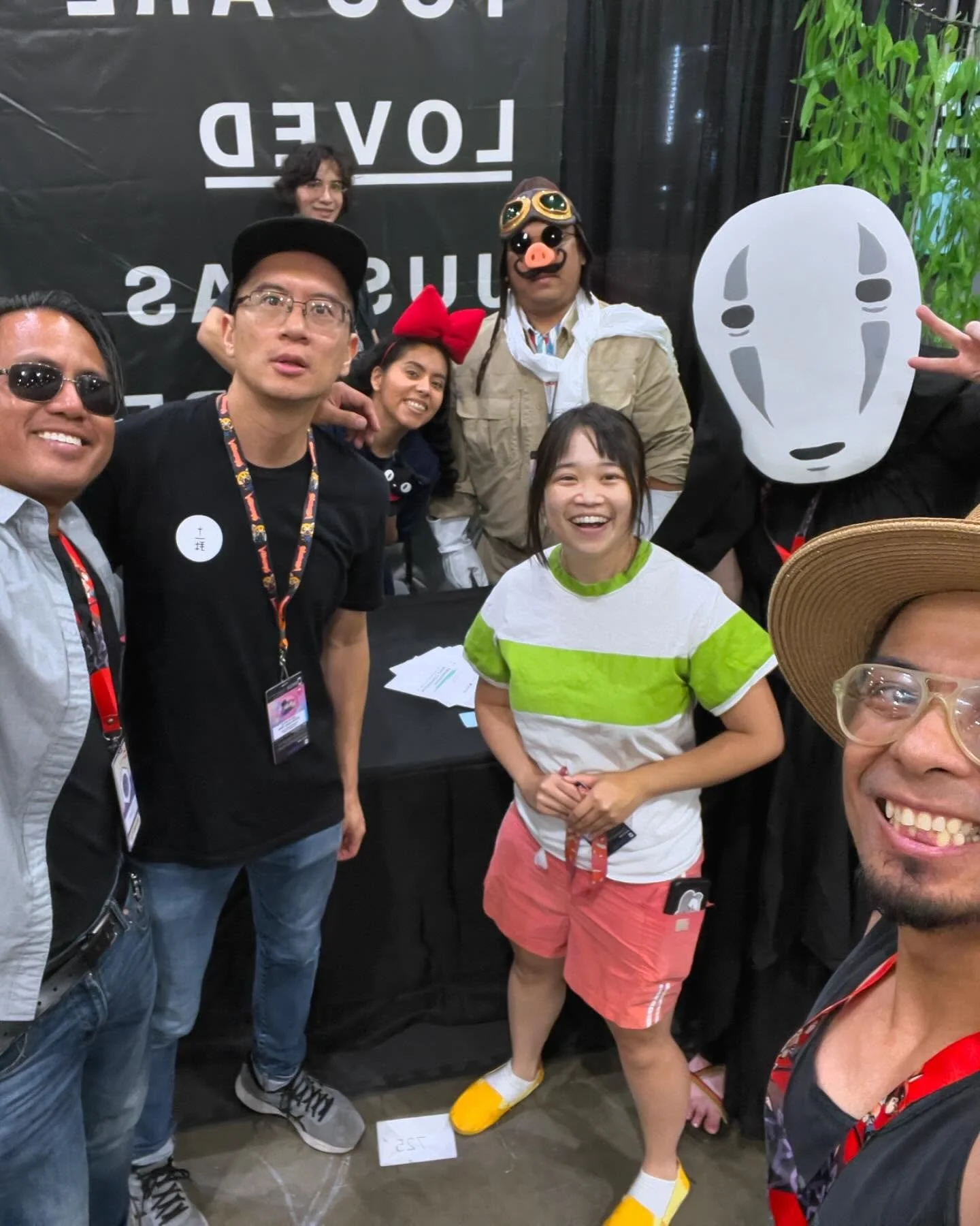 @animeexpo it’s been real! Looking forward to next year! And shout to this amazing team who tirelessly worked the booth with minimal sleep and breaks.