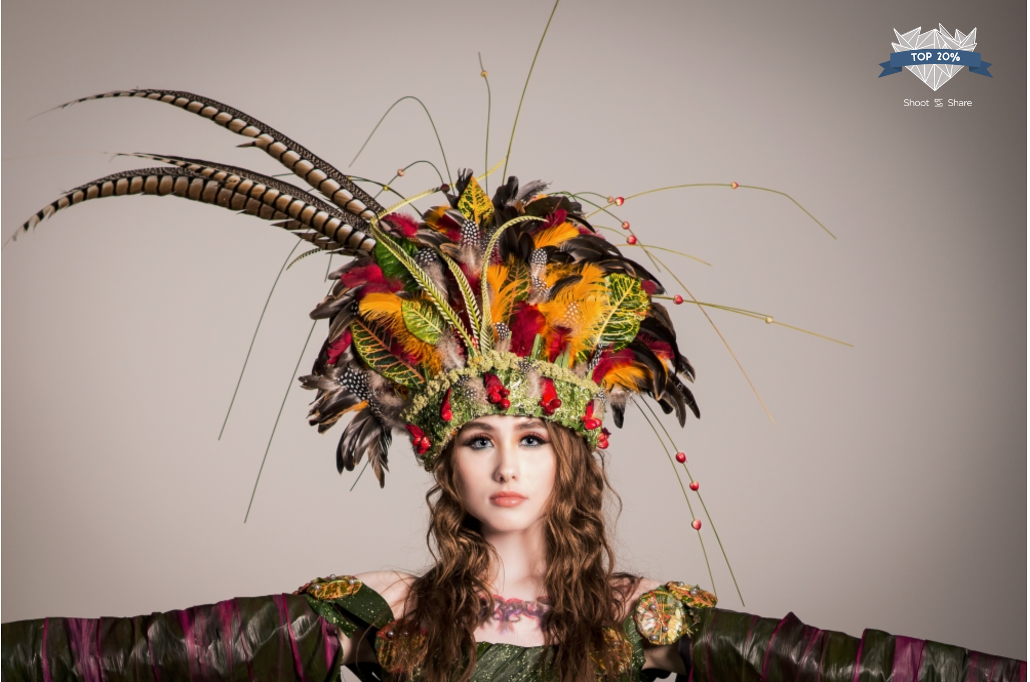 Mellie was ranked image #1,960 out of 11,101 entered in the "Styled Portrait/Fashion" category. 