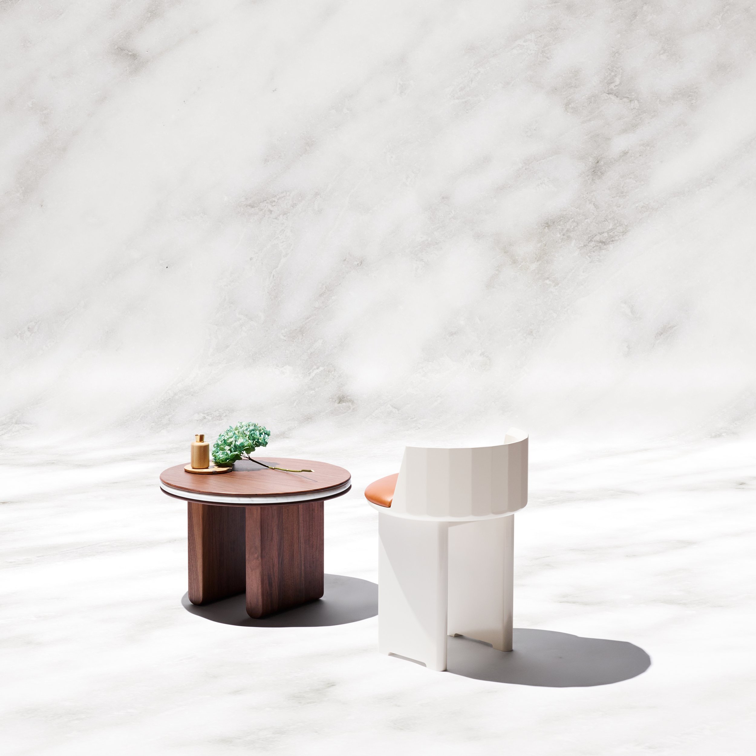 SMORE COFFEE TABLE WITH LOFTY CHAIR.jpg