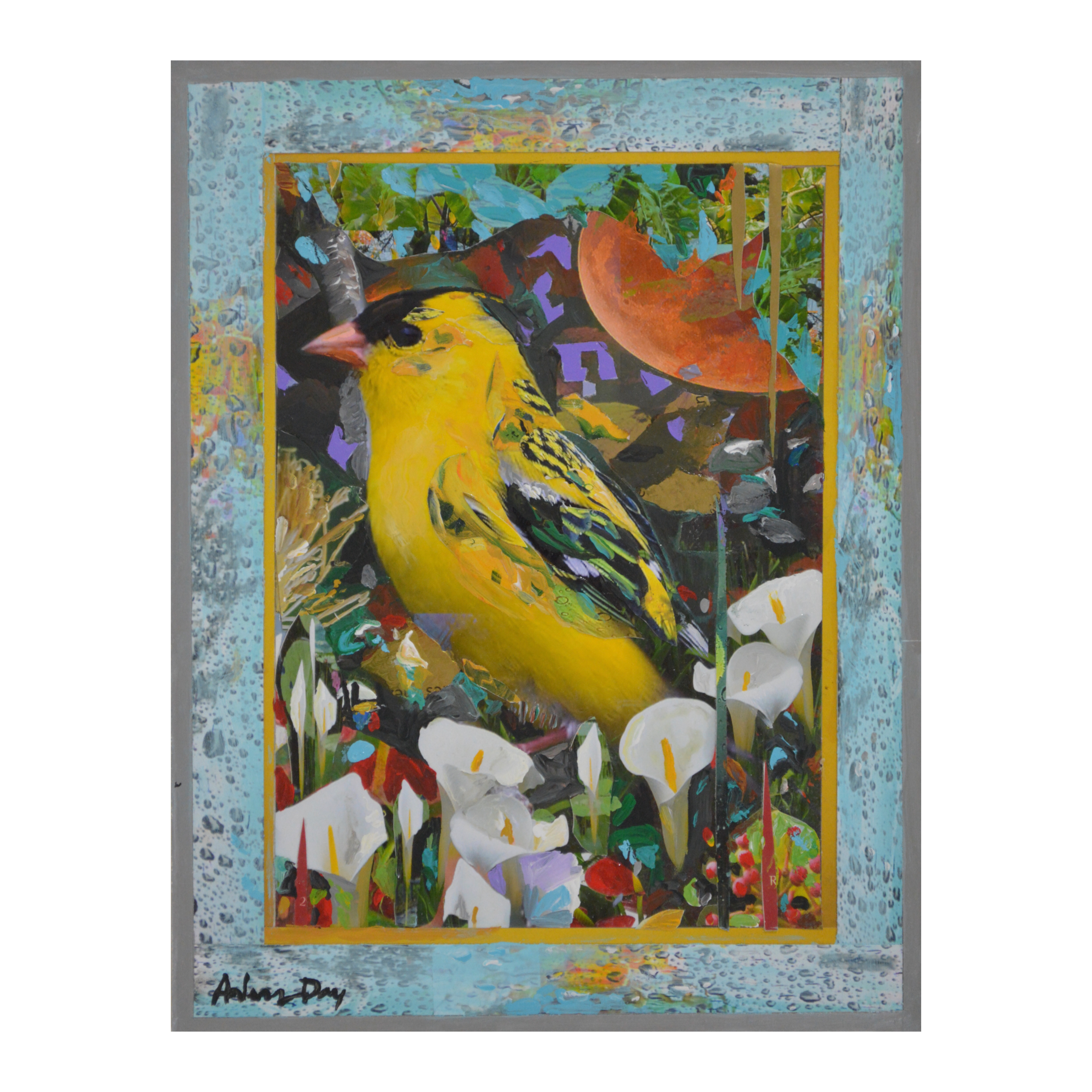 A GOLFFINCH MOONLIGHT , 9 X 7