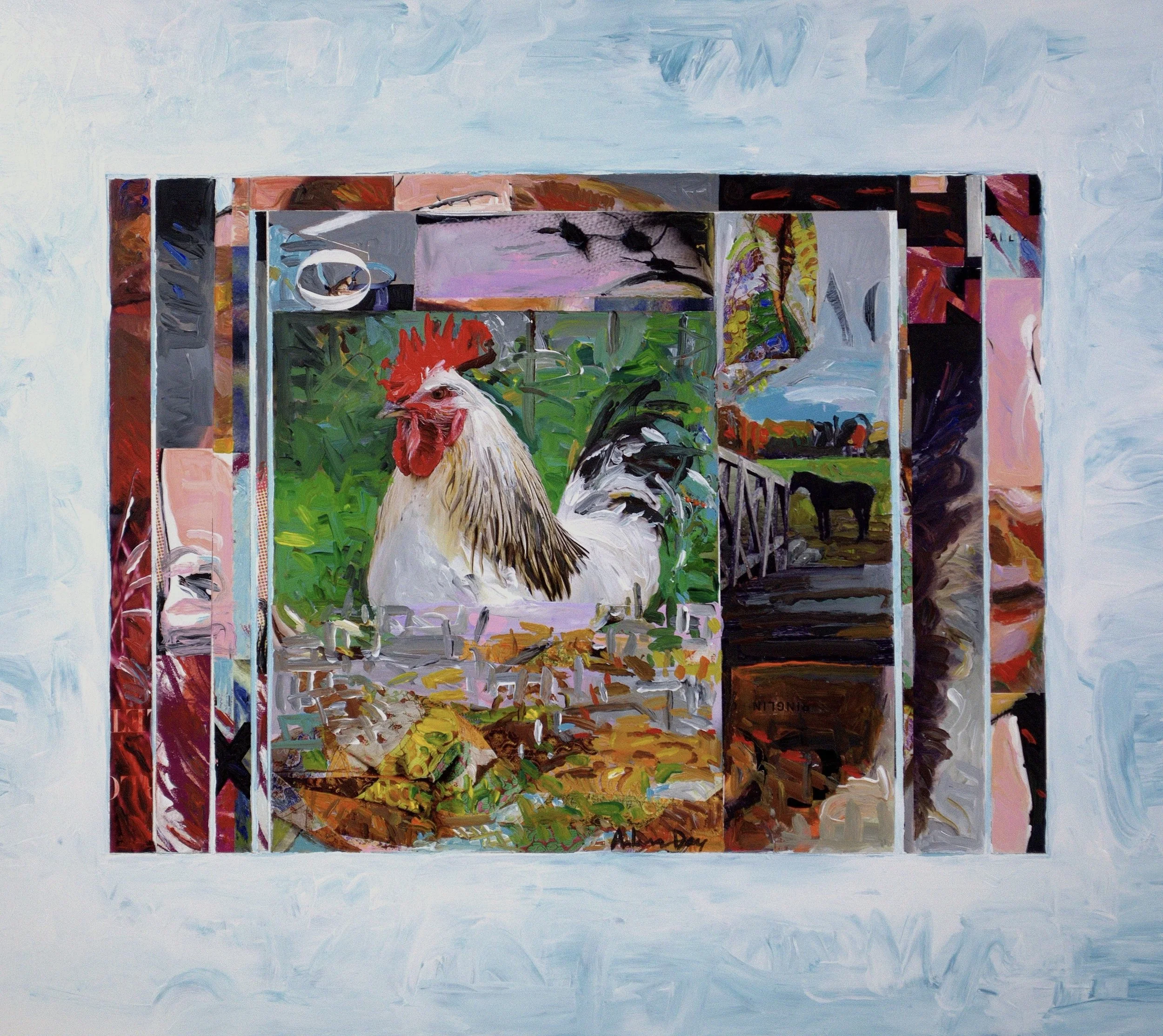 RANCH ROOSTER , 16 X 20