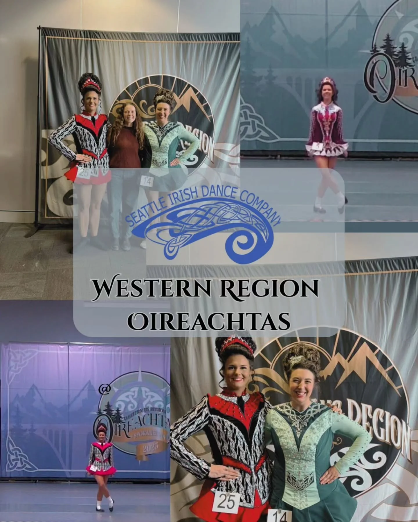 Three of our company members represented their dance schools at the ✨️Western Region Oireachtas✨️ this weekend. Lyla Higgins (@c_h_irishdance ), Lianne Lahaie (@taraacademyofirishdance ), and Cate Rollins (@rochesteracademy ). Fellow company member @