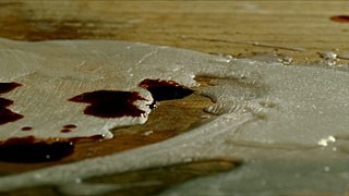 Wax used in a ritual with "blood".