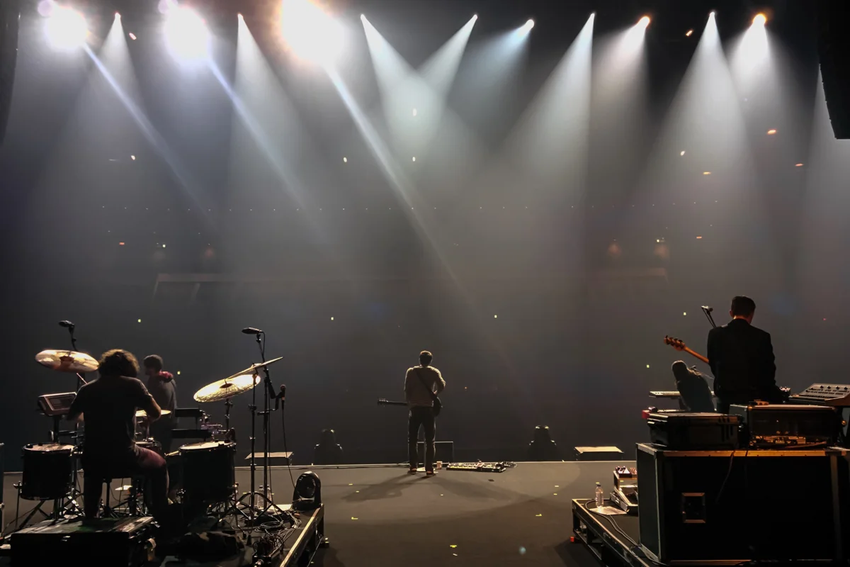 An Owl City soundcheck in Yokohama, Japan
