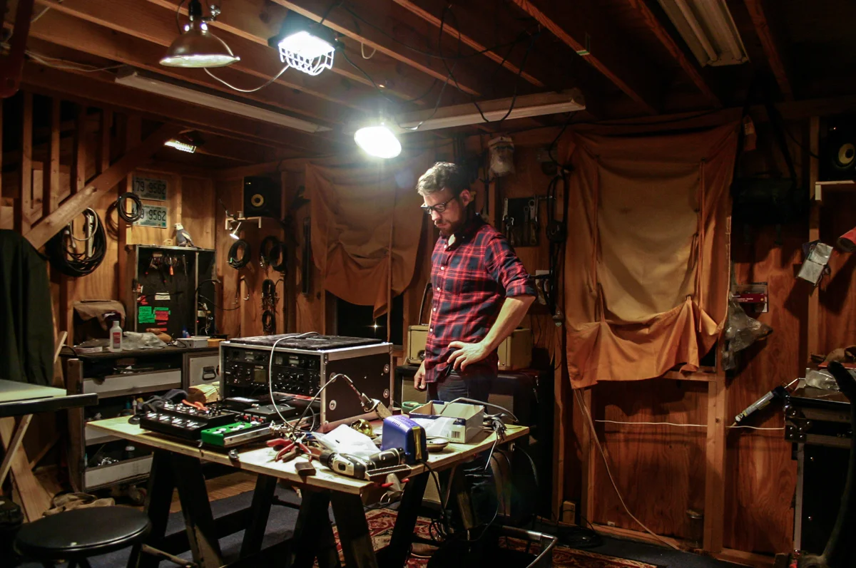 This is my shop where I do all my building work, as well as hangs