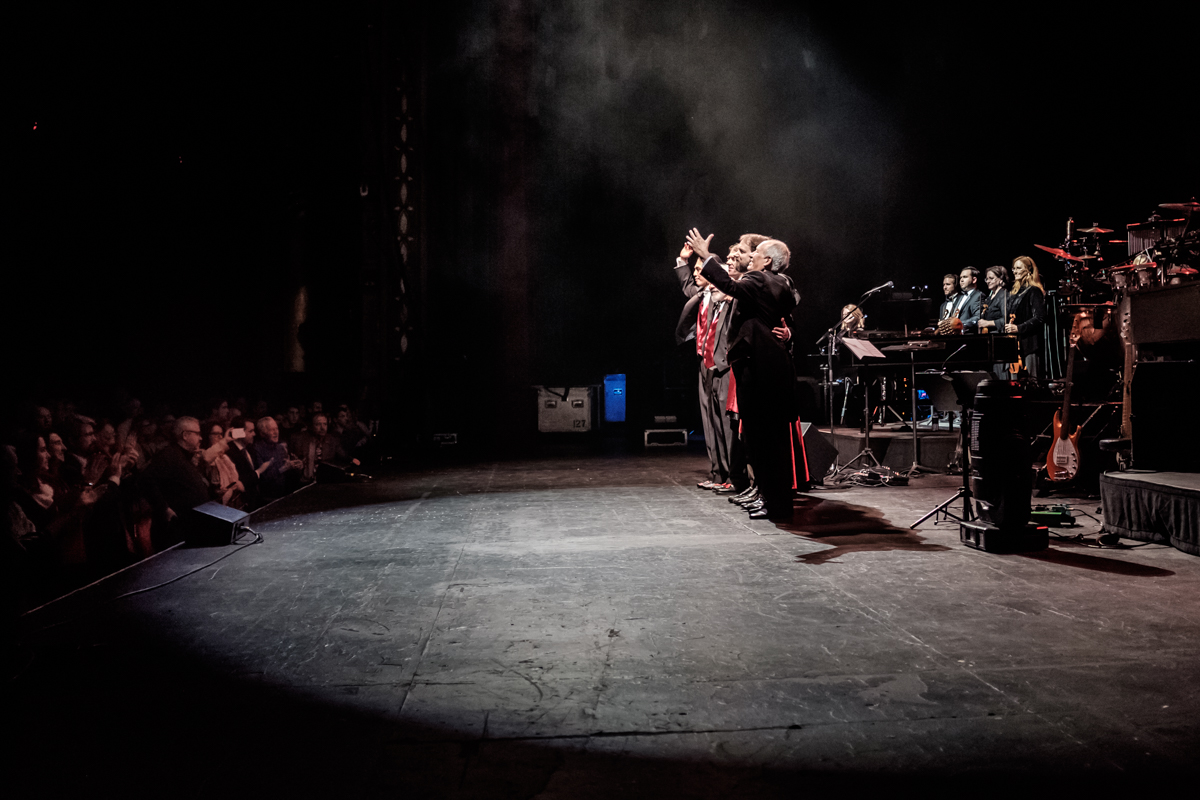 Mannheim Steamroller finishing their set at the historic Fox Theater in Detroit, Michigan