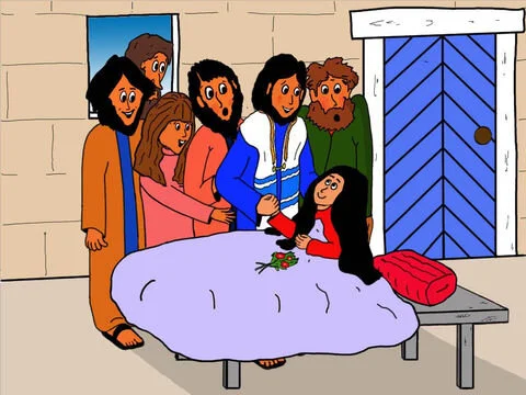 Children: Jesus raises a girl from the dead (Mark 5)