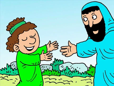 Children: Jesus heals Bartimaeus (Mark 10:46-52)