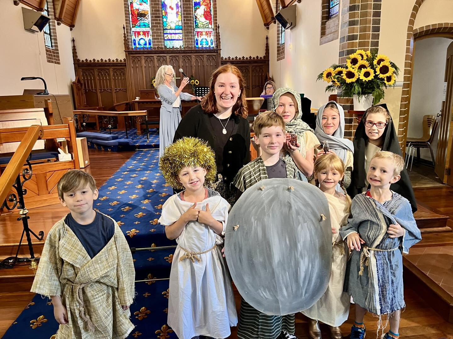 We are super proud of our little Easter Play actors yesterday and they were well rewarded with an epic Easter egg hunt after the service. We have kids church every Sunday at 10am and Arvo Club every Friday at 3:15 during term. We would love to have y