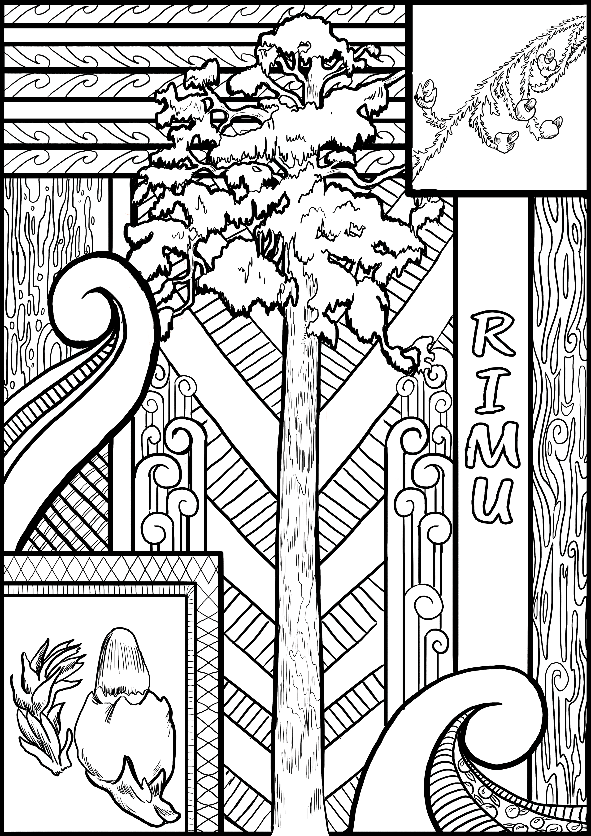 Block Poster: Rimu