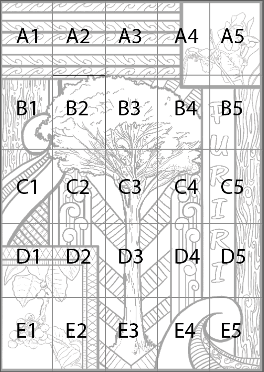 Block Poster: Puriri