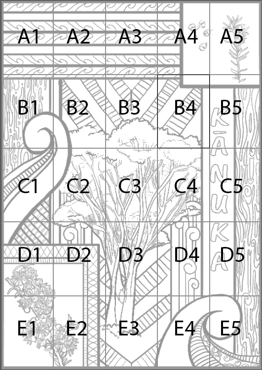 Block Poster Kānuka