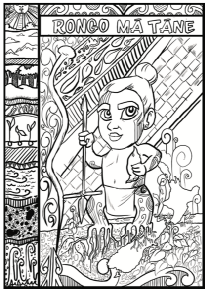 Atua -Gods of New Zealand - Rongo Mā Tāne