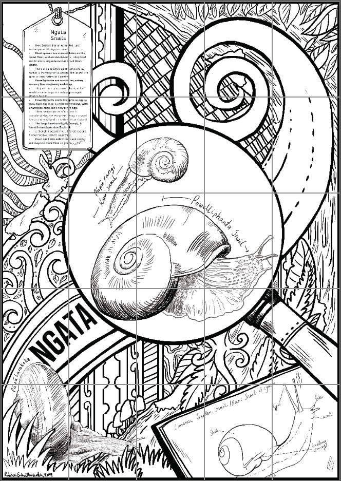 Block Poster: Ngata (Snails) 