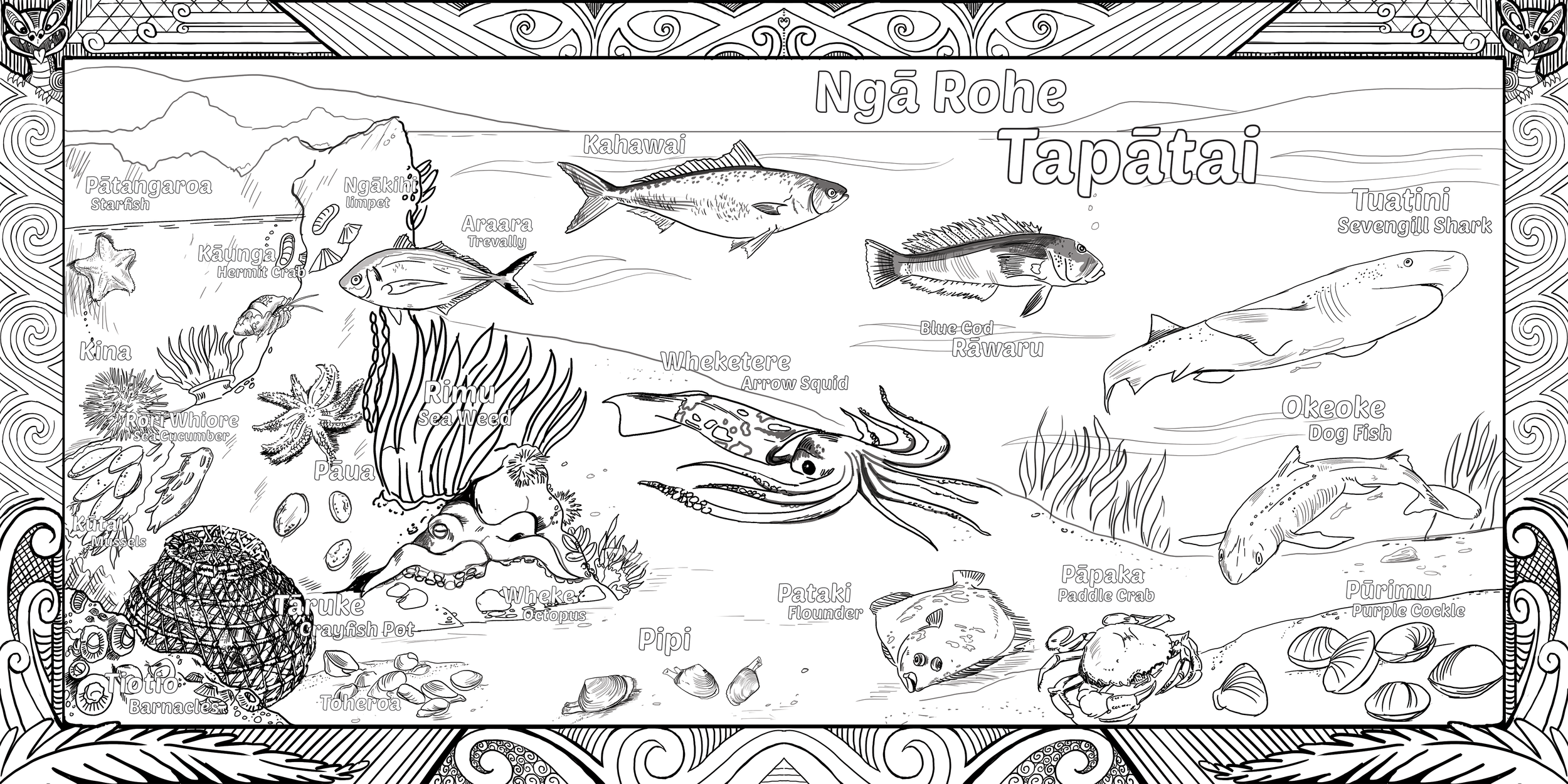 Block Poster: Ngā Rohe Tapātai (The Coast)