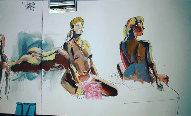 12.4.19 pen and acrylic
.
.
.
.
#figuredrawing #stilllife #sketching #sketch #drawingfromlife #drawing #pendrawing #acrylicpainting #drawstudy #artwork #art #painting #livemodel