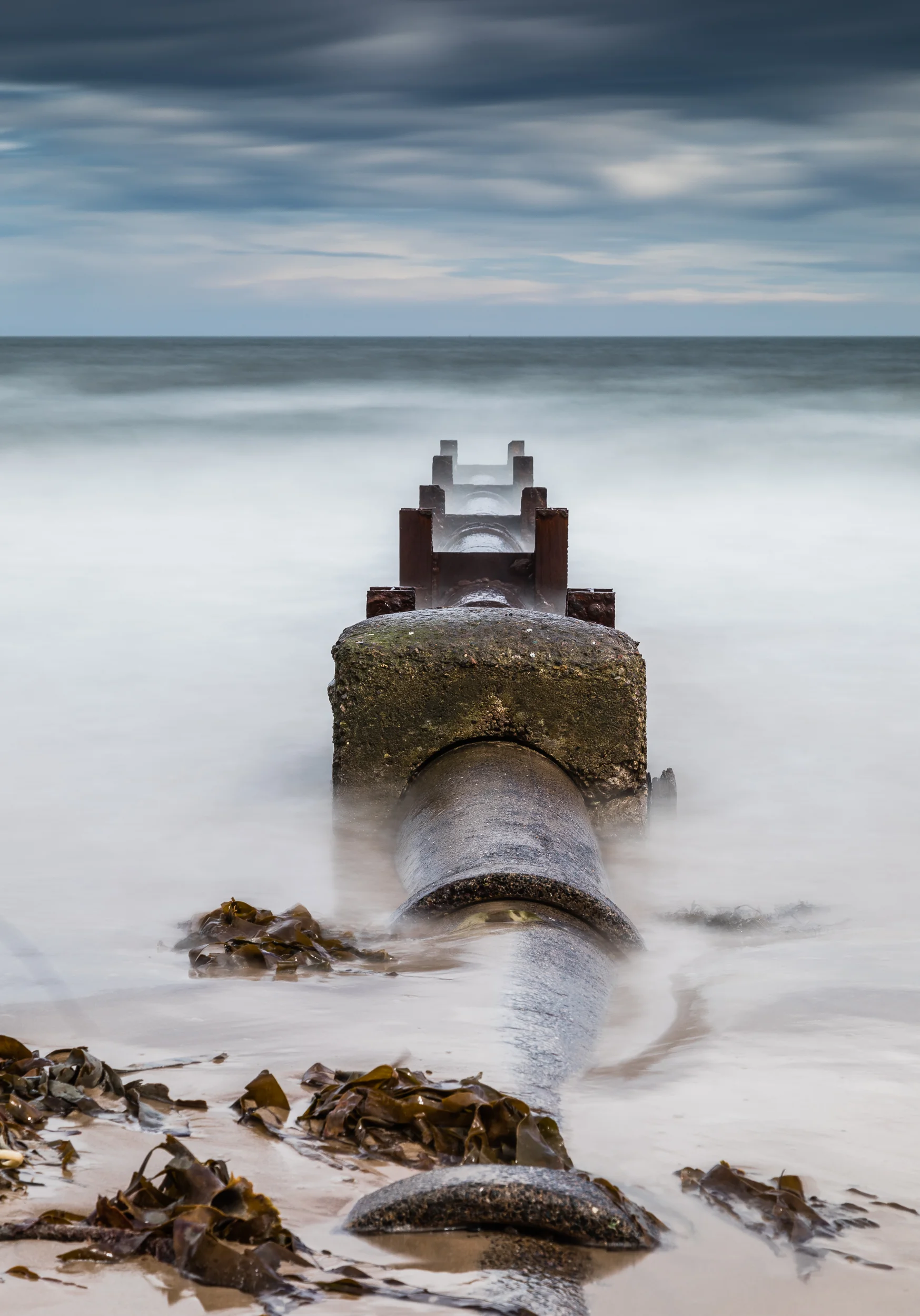 Druridge Bay Outlet Pipe