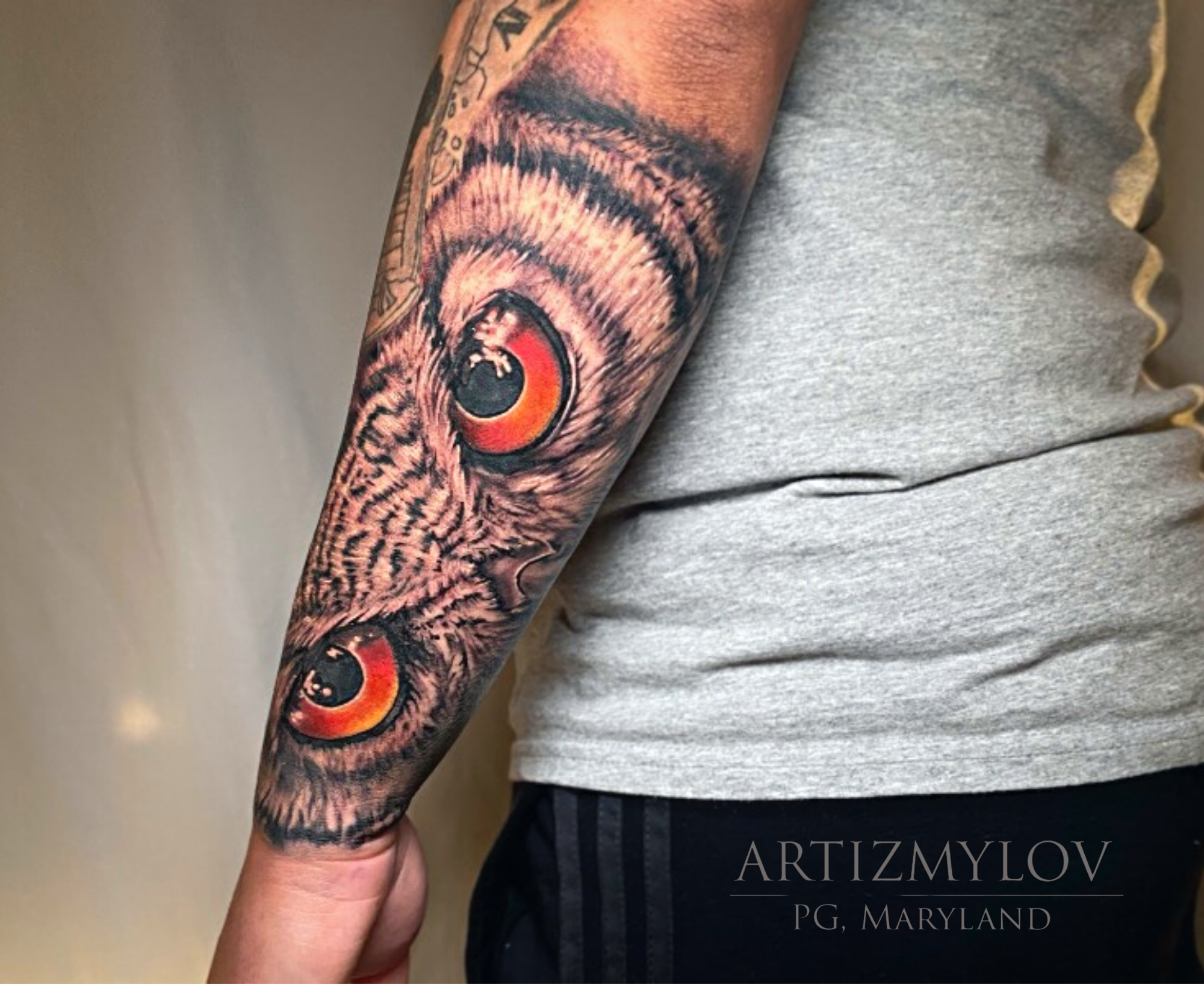 Owl Eye Tattoo On Neck  Tattoo Designs Tattoo Pictures