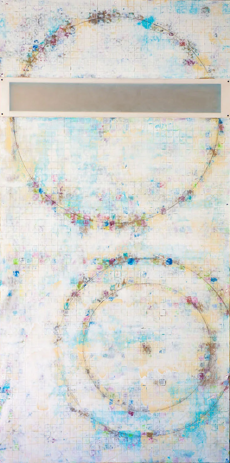  Acrylic on Masonite  Mixed Media  36 X 72 