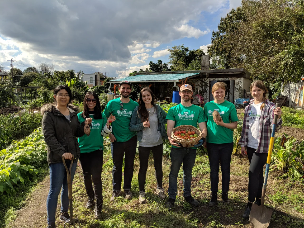 Photo from the Urban Farm Project event in October.