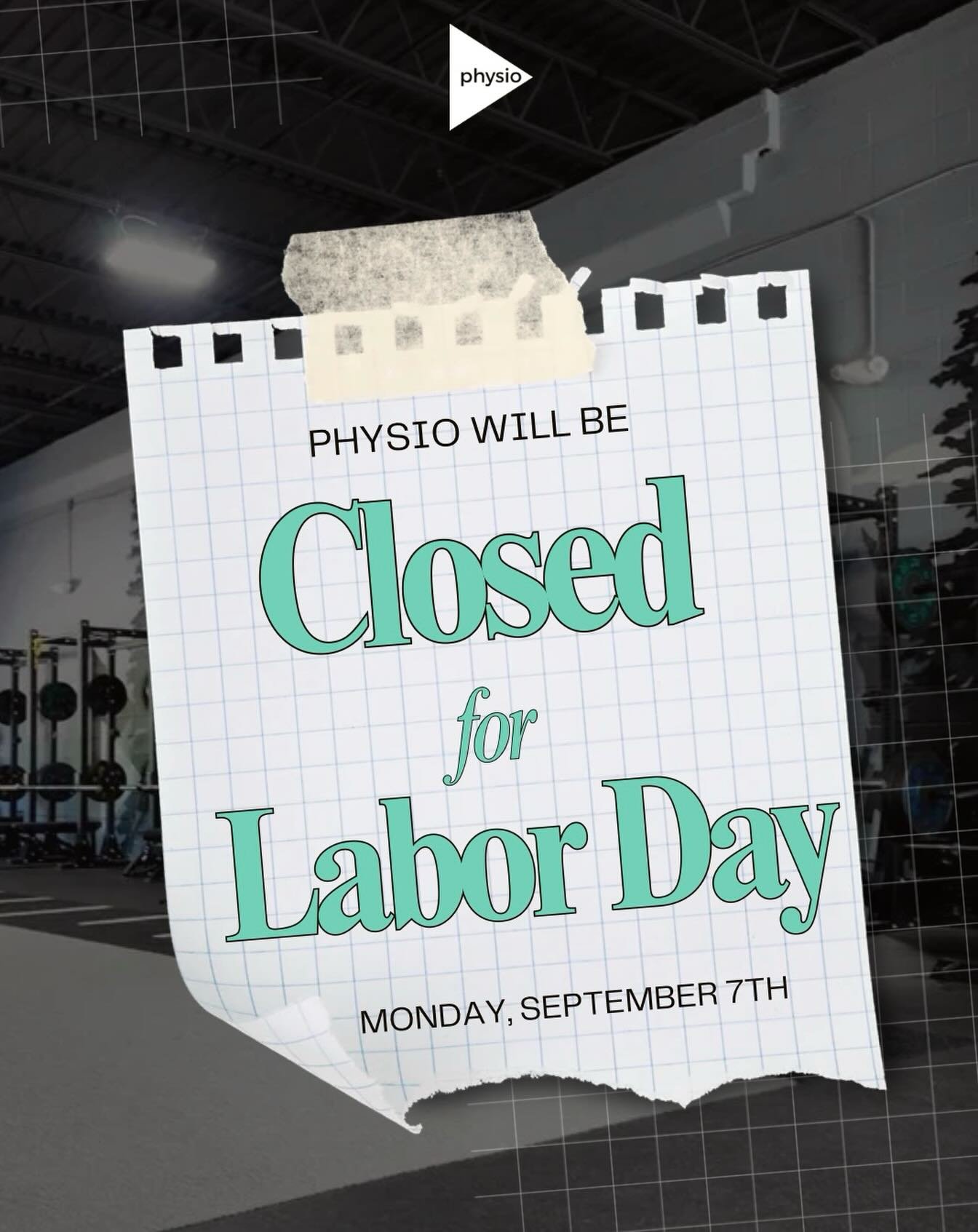 We&rsquo;ll be closed on Monday, September 7th. Have a great Labor Day everyone!!
