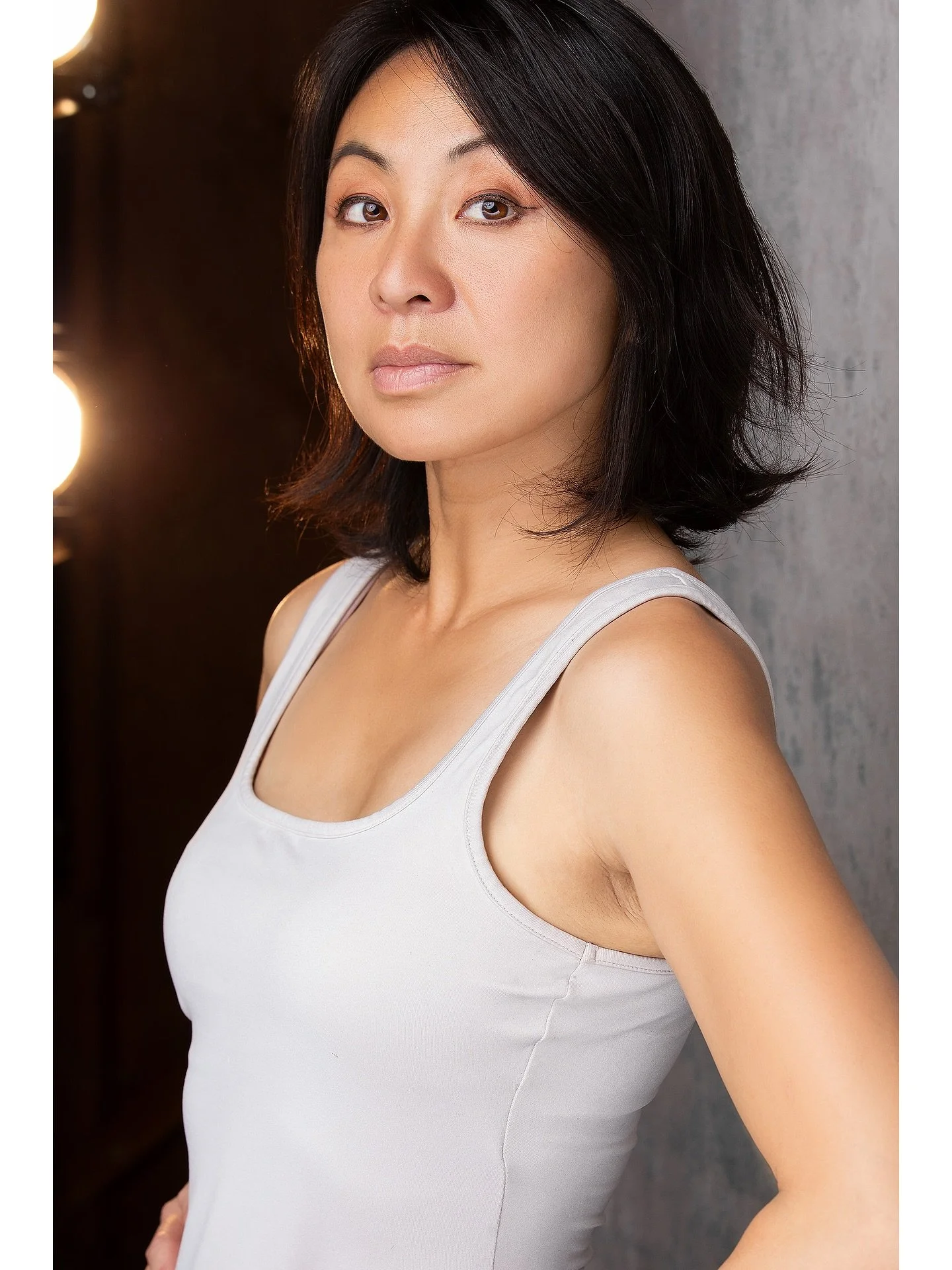 Theatrical headshot session with the fierce and talented @mingjiezhai