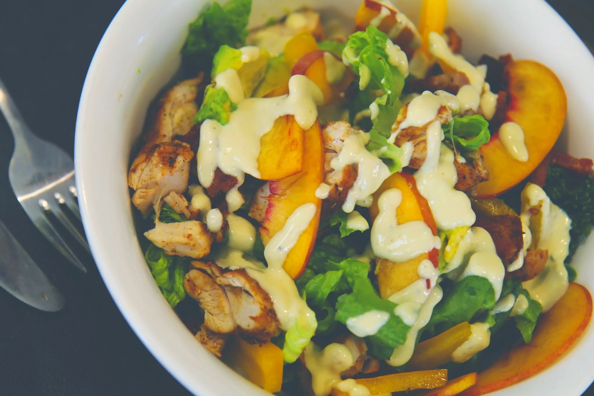 Ep 15 - Chicken Bacon & Peach Salad