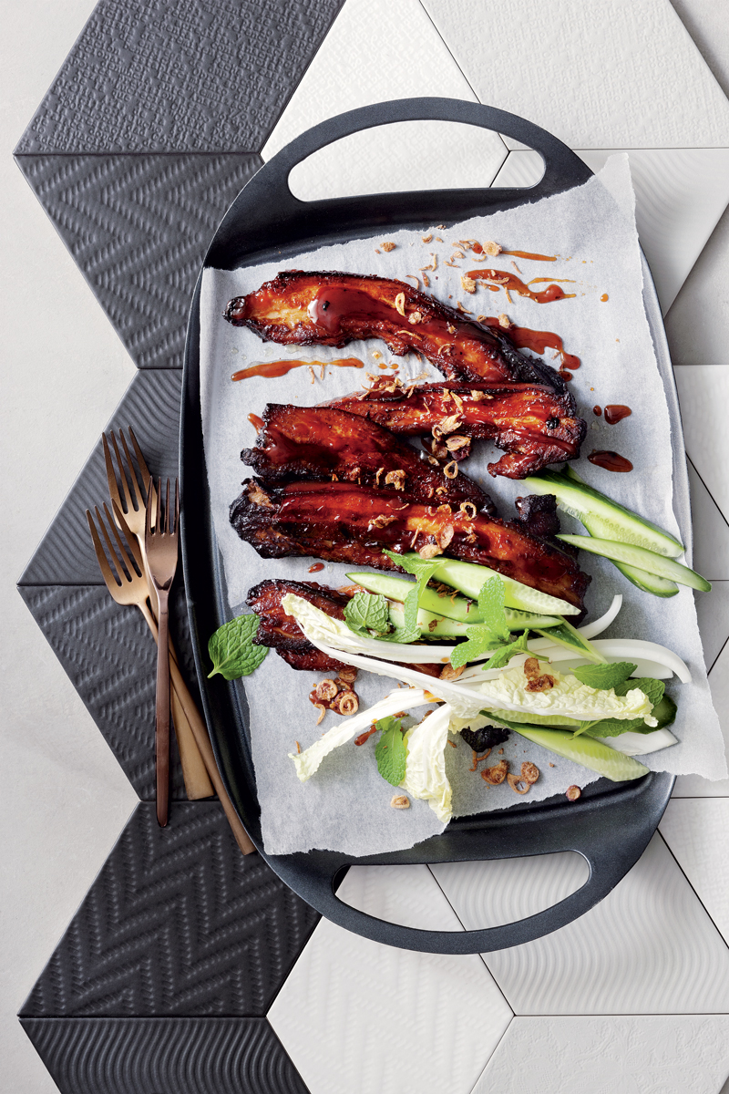 STICKY PORK RASHERS