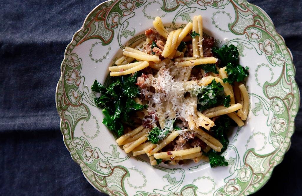 SAUSAGE KALE PASTA