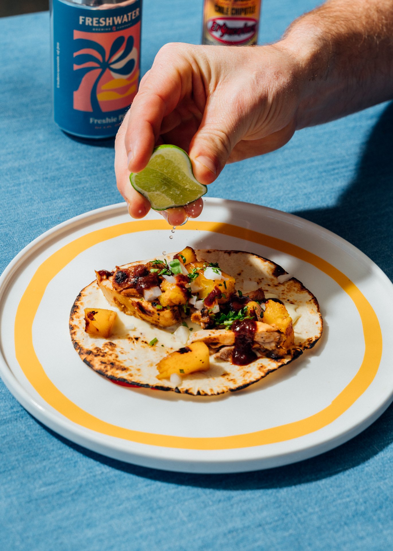 Hayden Quinn Chicken al Pastor Tacos