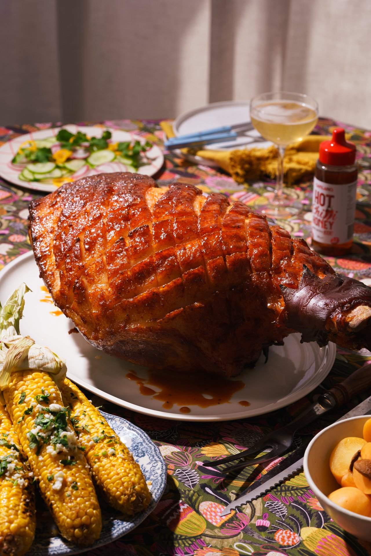 Hayden Quinn Hot Honey and Chipotle Glazed Ham Recipe